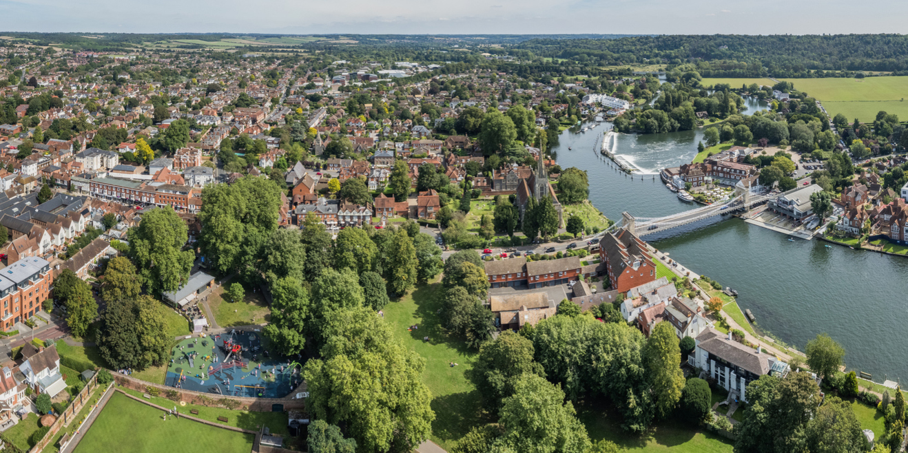 Marlow from the air